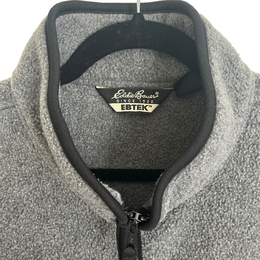 Eddie Bauer Ebtek Men Large Full Zip Fleece Vest … - image 3